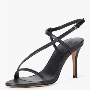 Elegant Black Strappy Heels